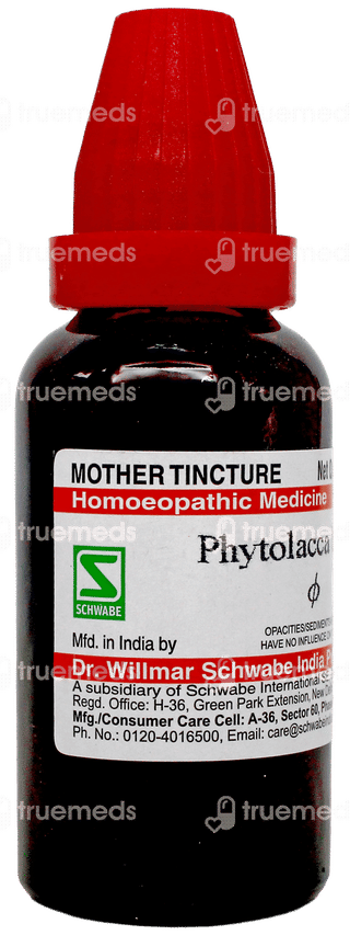 Dr Willmar Schwabe Phytolacca Berry Q Mother Tincture 30ml